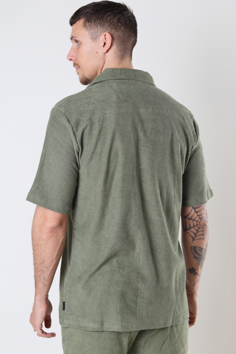 ONLY & SONS ONSJERRY REG SS FROTÉ Hemd Deep Lichen Green