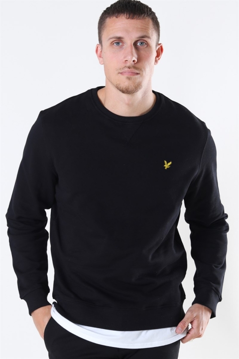 Lyle & Scott Crew Neck Sweatshirt Jet Black