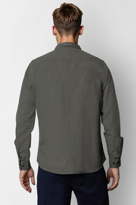 Clean Cut Copenhagen Luca Hemd LS Army