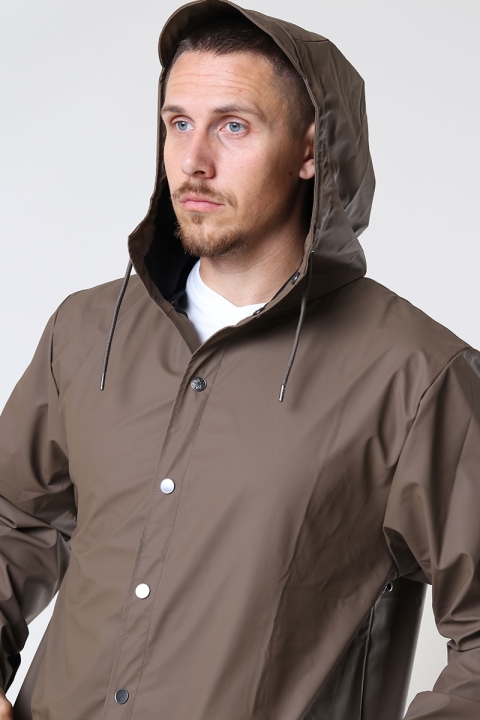 Rains Long Jacket 66 Wood