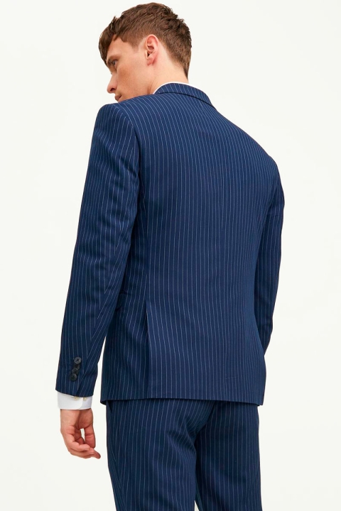 Jack & Jones FRANCO PIN STRIPE ANZUG Navy Blazer