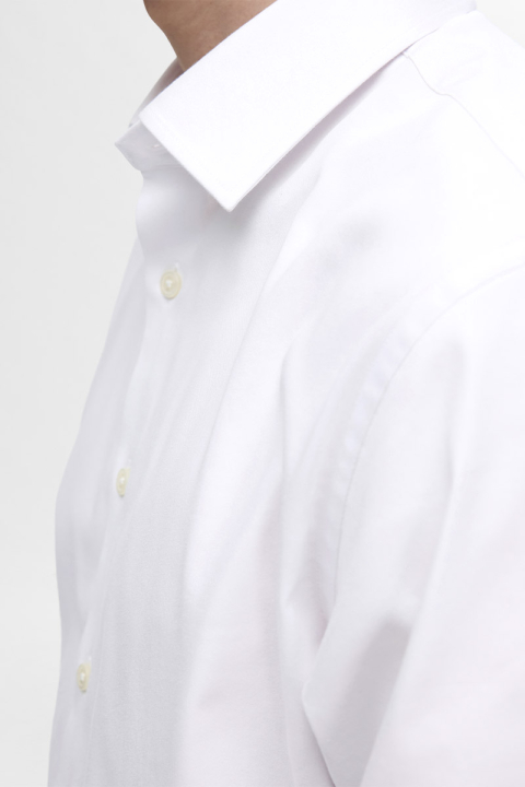Selected Performance Stretch LS Hemd Bright White