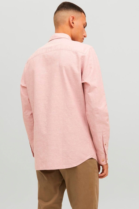 Jack & Jones Summer Linen Hemd LS Deauville Mauve