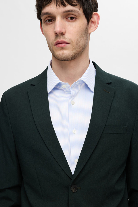 Selected Performance Stretch LS Hemd Cashmere Blue Stripe