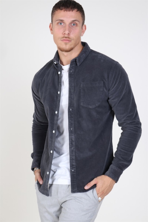 Kronstadt Johan Corduroy Overshirt Ashly Grey