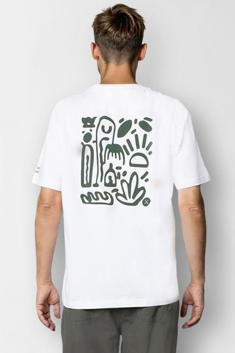 Clean Cut Copenhagen Michael organic T-Hemd White