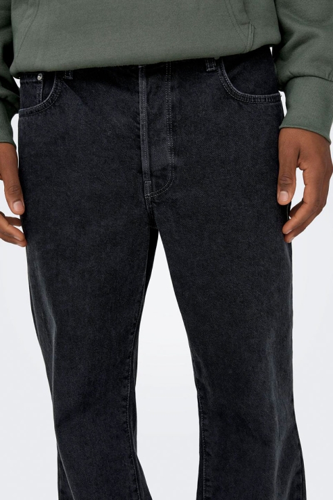 Only & Sons Fade Loose Fit 6778 Washed Black
