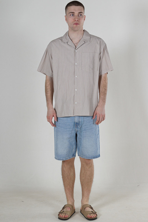 Jack & Jones Cody Poplin Resort Hemd SS Oxford Tan