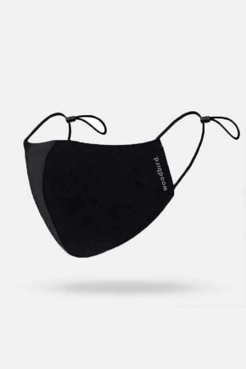 Woodbird Face Mask Black