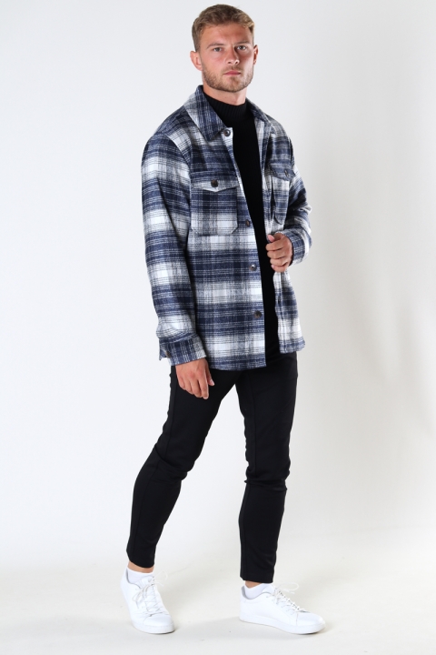 Jack & Jones JOROLLIE CHECK Hemd JACKET LS LN Crockery /CHECK