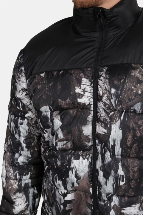 Only & Sons Bertil Puffer Jacke Black Print