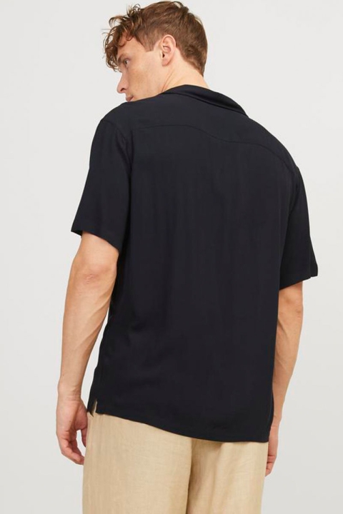 Jack & Jones Jeff Solid Resort Hemd SS Black