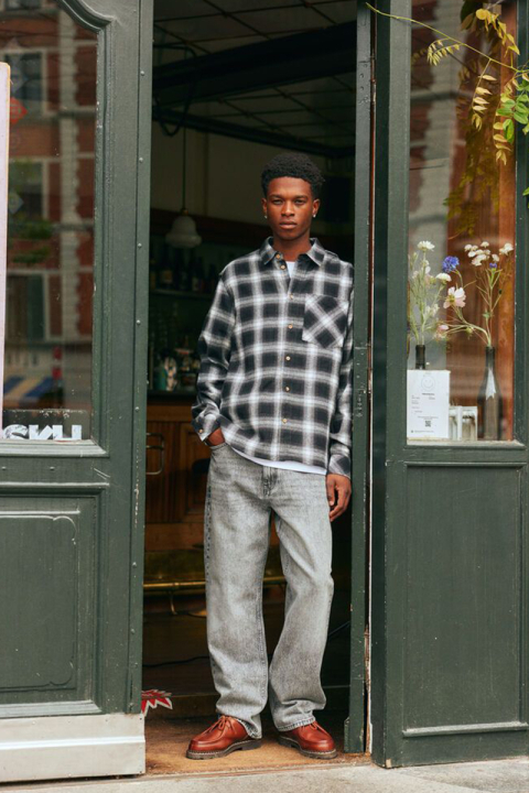 Solid Milo Jeans Grey Denim