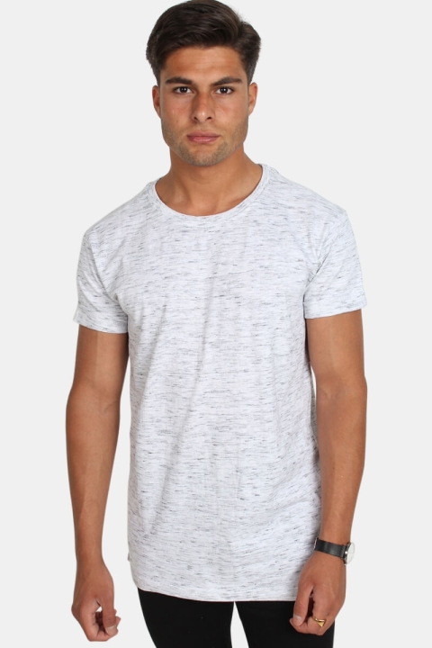 Urban Classics TB1576 Space Dye Turnup T-Hemd White/Grey