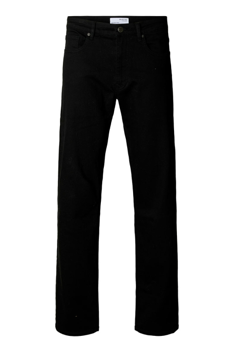 Selected Ben Straight Fit Jeans Stay Black Denim