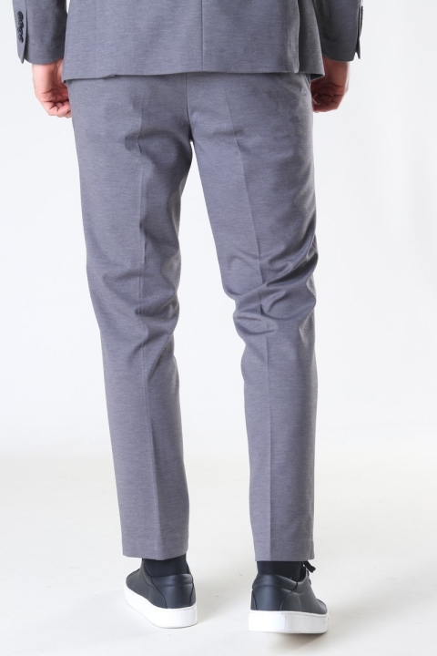 Selected Slim Jim Flex Hose Light Grey Melange