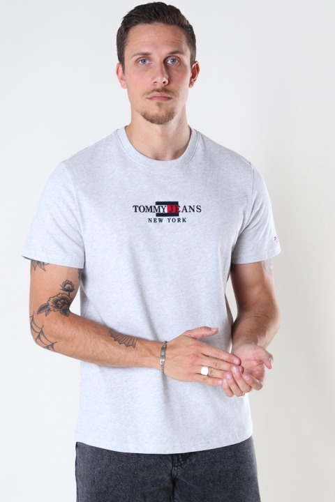 Tommy Hilfiger TJM TIMELESS TOMMY TEE 1 Silver Grey Htr