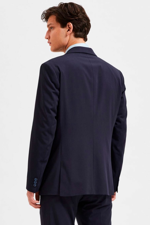 Selected Slim Liam Flex Blazer Navy Blazer