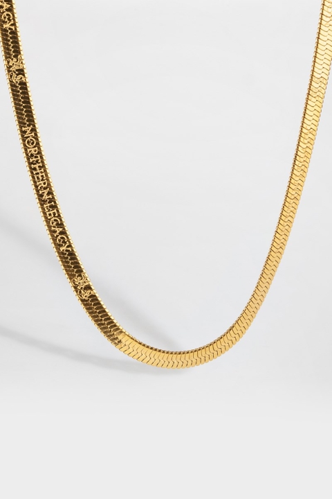 Northern Legacy Herringbone Halskette Gold