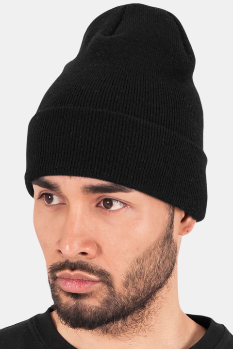 Flexfit Heavyweight Long Beanie Hut Black