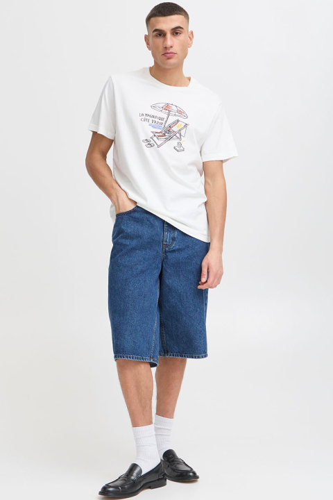 Solid Tommy Shorts Middle Blue Denim