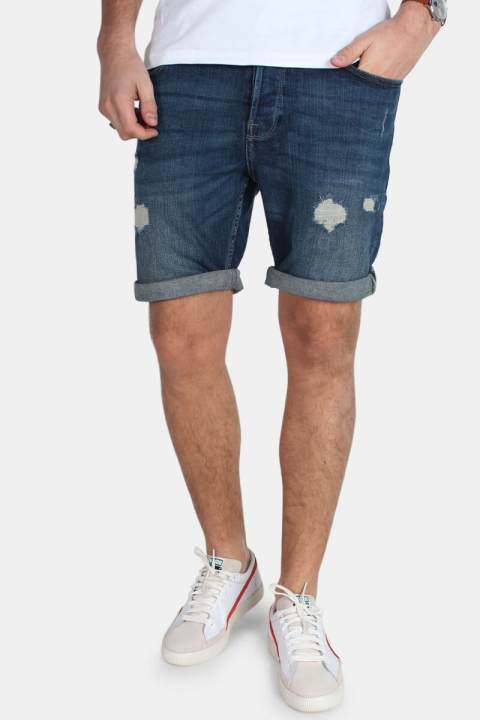 Only & Sons Ply Shorts M Blue Damage CR Blue Denim