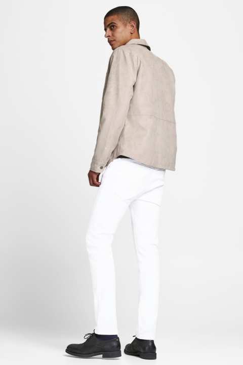 Jack & Jones JPRCOOPER PU Hemd JACKET White Pepper