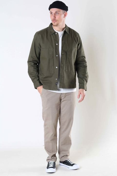 ONLY & SONS ONSALEC LS WORKWEAR OVERSHIRT Olive Night