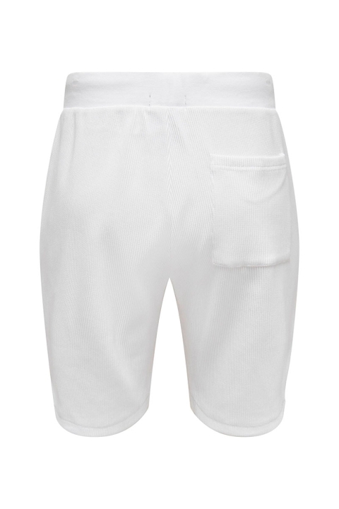 ONLY & SONS ONSBERKELEY LIFE REG SWEAT SHORTS Bright White