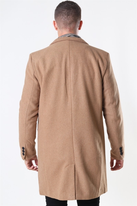 Only & Sons Maximus Wool Frakke Camel