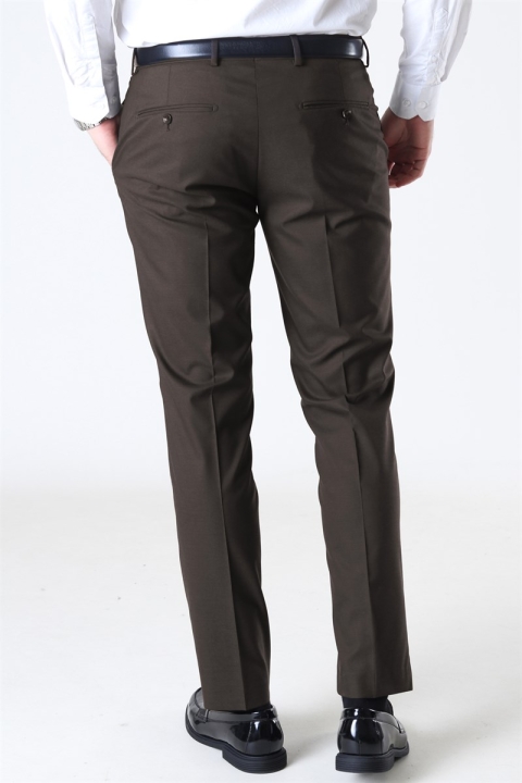 Selected Slim Mylo Logan Hose Coffee Bean