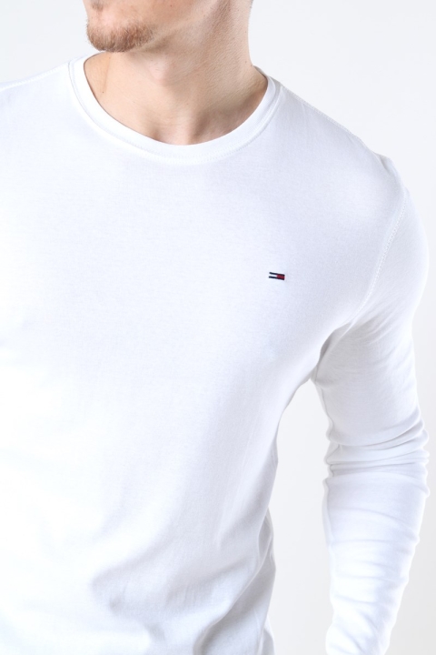 Tommy Jeans Original Rib Longsleeve White