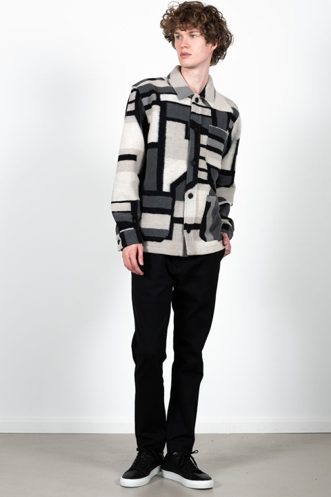Clean Cut Copenhagen Jones Overshirt Grey mix