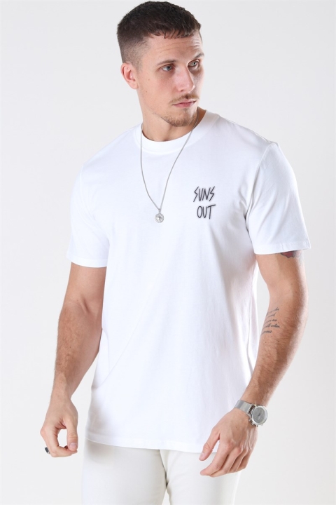 Only & Sons Kian T-Hemd Bright White