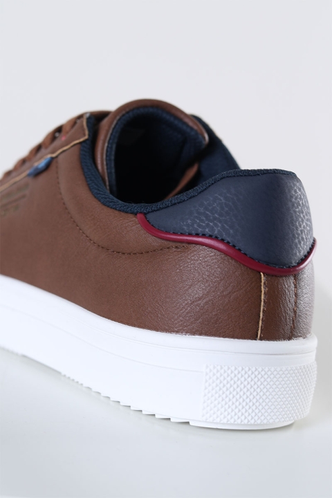 Jack & Jones Bale PU Sneakers Cognac