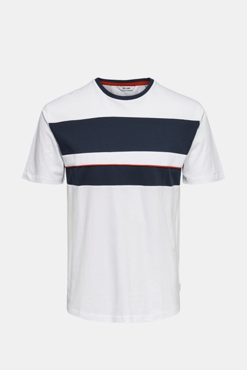 Only & Sons Lemar SS T-Hemd Bright White