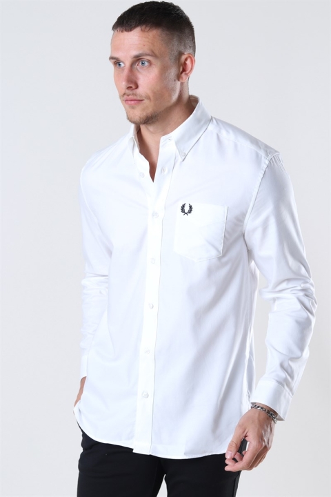 Fred Perry Oxford Hemd White