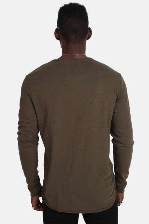 Gabba Filip Slub L/S T-Hemd Army