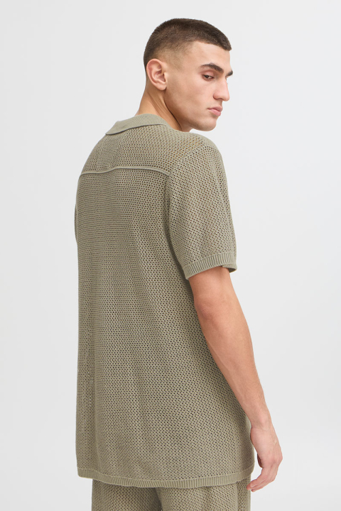 Solid Petri Knit Pullover Vetiver