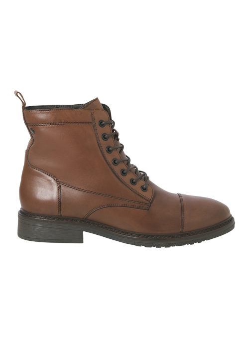 Jack & Jones Wentworth Leather Boots Cognac
