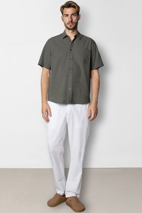 Clean Cut Copenhagen Luca Hemd SS Army