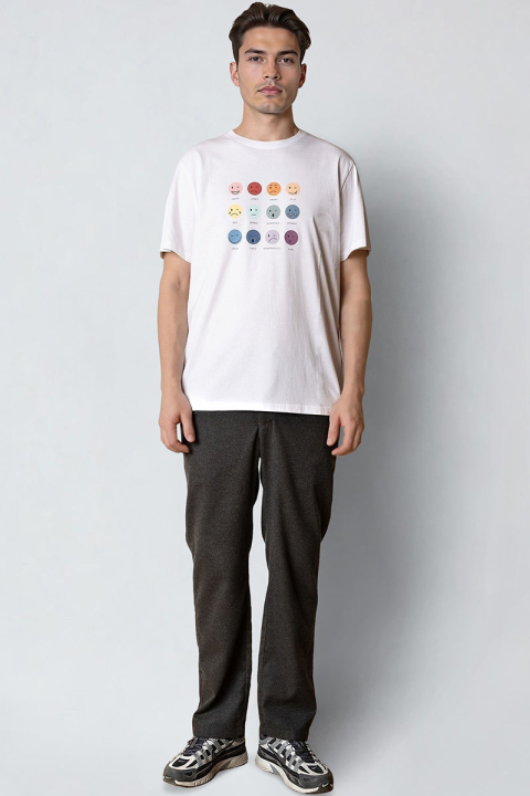 Clean Cut Copenhagen Emoji t-Hemd White