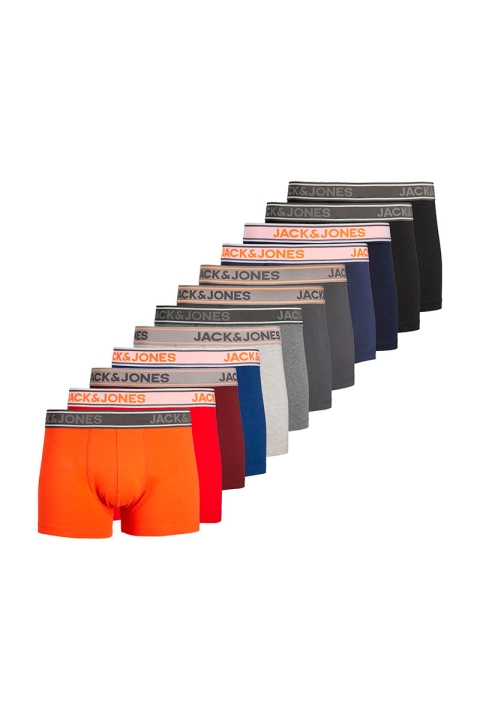 Jack & Jones Super Trunks 12 Pack Black