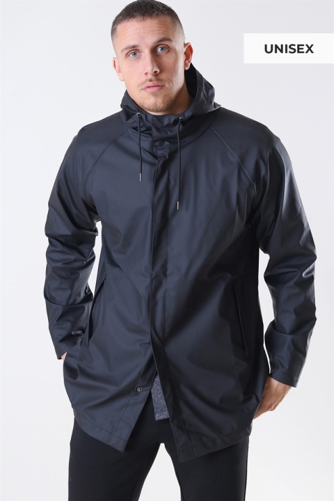 Rains Short RegnJacke Black