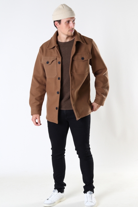 Jack & Jones JOROLLIE Hemd JACKET LN Khaki