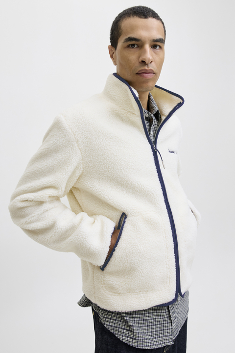 Jack & Jones Norrebro Teddy Jacket Ocean Cavern