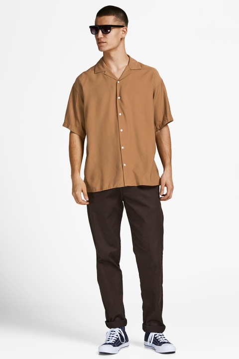 Jack & Jones JPRBLAMASON CAMP COLLAR Hemd S/S Toasted Coconut