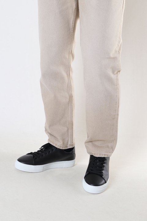 Selected David Chunky Leather Sneaker Black