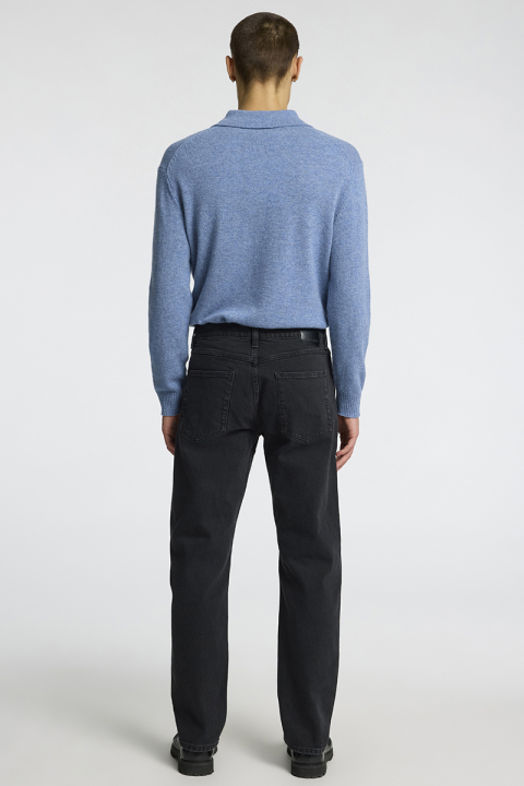 Selected Ben Kori Straight Fit Jeans Black Denim