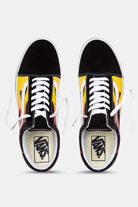 Vans Old Schuhol Sneakers Flame Black/Black/Tr Wht